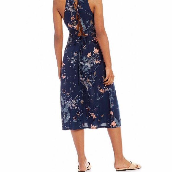 Never worn Roxy sparkle bright floral sundress - Picture 3 of 3